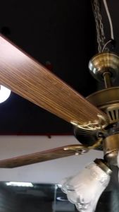 【COD】Ceiling Fan With Light 5 Leaves Mute Speeds Strong Wind Gold Chandelier Design Elegant Modern for Bedroom Dining Home Living Room