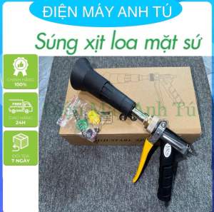 Súng Xịt Loa Kèn Đen Súng Phun Thuốc Áp Lực Mặt Sứ Cao Cấp Tưới Cây Phun Thuốc Sâu Loại 1 Phun Xa Phun Cao