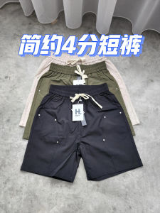 Quần Short Nam Nhanh Khô Mùa Hè American High Street Design Sensation CleanFit Workwear Four-Quartered Rivet Disassembly