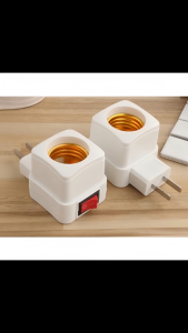 KOVEX ขั้วแป้นเกลียว E27 N สำหรับหลอดไฟ สีขาวและสีดำ