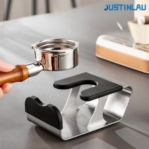 JUSTINLAU Trạm Nén Cà Phê Espresso Bằng Thép Không Gỉ Chống Trượt Giá Đỡ Portafilter Giá Đỡ Nén Cà Phê Barista Phong Cách Tối Giản Hiện Đại