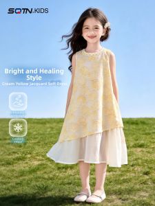 SQTN.KIDS | Childrens Summer Dress French Style