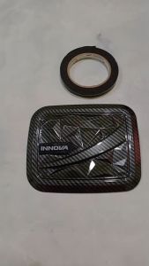 Tank Cover Tutup Tangki Mobil Toyota Innova 2004-2015 Carbon Glossy