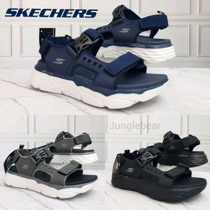 Skechers Max Skechers Shoes For Men New Model Sandal Gunung Pria