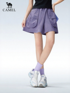CAMEL | Moisture Wicking Quick-Dry High-Waisted Breathable Sun-Protective Sporty Casual Skirt Pants