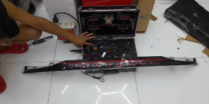 Toyota Fortuner 2016 to 2019 Trunk LED with Line Rear Trunk Lid Black