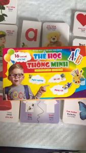 Bộ Thẻ Học Thông Minh Song Ngữ Cho Bé (16-18 chủ đề 416-288 thẻ)