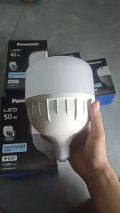 Bóng đèn LED Bulb trụ 15W-50W  Panasonic sáng trắng/vàng 3000k/6500K bóng pana lotus đuôi E27 - điện nước Vương Nguyên Electric Store