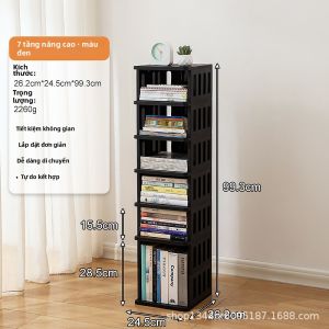 Kệ Sách Khe Hở Narrow Gap Đa Tầng Cho Phòng Ngủ Nhỏ