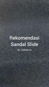 Calister - Sandal Slide Pria Slip on Blue Series