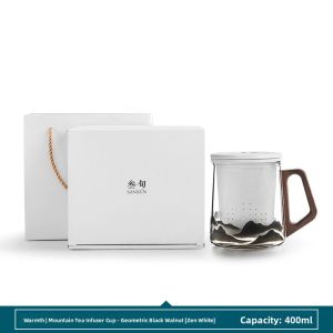 SANXUN | Temperature-Sensitive Color-Changing Glass Tea Cup with Filter