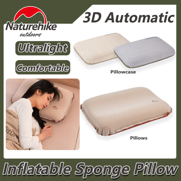 Naturehike Camping Pillow Self-inflatable Pillow 3D Silent Foam Pillow ...