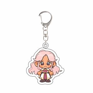 Bandai | for Fields of Mistria Game Peripheral Balor Hayden Caldarus Seridia Adeline Celine Acrylic Keychain Cute Gift Backpack Pendant