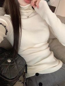 HUOLISI | Turtleneck Double-Faced Wearable Inside Outer Knitwear