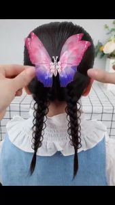 Kids Cute Hair Clips Moving Butterfly Baby Girl Children Hair Clips Hair Accessories
