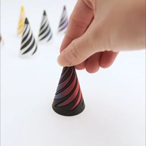 Mô hình xoắn 3D nghệ thuật in màu đa sắc trang trí bàn làm việc đồ chơi thư giãn quà tặng sáng tạo