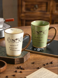 MODERN SWEETHOME | Retro Underglaze Color Mug