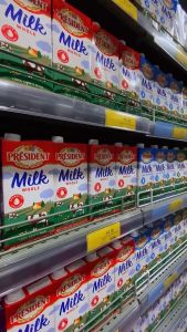 Combo 4 Hộp Sữa Tươi Không Đường President Whole Milk Nguyên Kem Tiệt Trùng 1L - Độ Béo Cao 3.6% Nhập Khẩu Chính Hãng từ Châu Âu