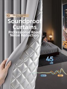 Soundproof Light Blocking Curtains