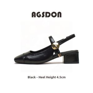 Agsdon | Summer Style Black Mary Jane Sandals