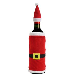 29cm Wine Gift Bag Christmas Wine Bottle Bag Decoration Xmas Party Banquet Ornament for Navidad New Year 2025 Penguin Santa Clau