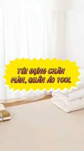 Túi đựng chăn màn quần áo kẻ caro 100 lít