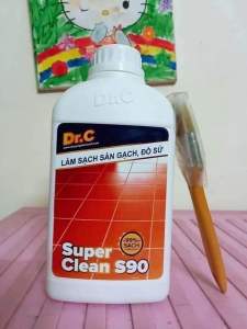 Làm Sạch Sàn Gạch Tẩy Xi Măng Tẩy Rêu Mốc Làm Sạch Thiết Bị Men Xứ DR.C S90