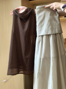 BIFEIMENG | Retro Style Polka Dot Sleeveless Dress