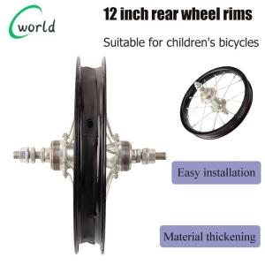 High Quality 12 Inch Childrens Bicycle with Cool Black Rear Wheels Hub