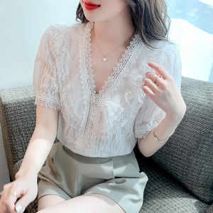 สมาร์ททอ เสื้อเก๋เสื้อลูกไม้ระดับไฮเอนด์เก๋ไก๋ฝรั่งเศสผู้หญิงฤดูร้อนปี 2023 ใหม่ 2023