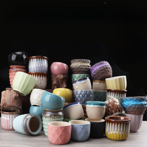 Cute Creative Porous Cactus Clay Pot