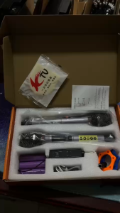 HT-98 (có đầu thu) Micro loa kéo không dây Thu sóng tốt Chống hú Độ nhạy cao Cho các loại loa kéo và Amply