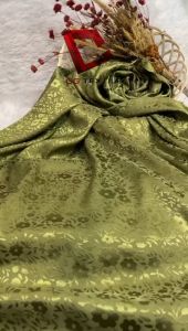 [05 Meter] Kain Jaguard Satin Silky [Jacquard Satin Silky] Original Import Premium Quality / Tidak Jual KW