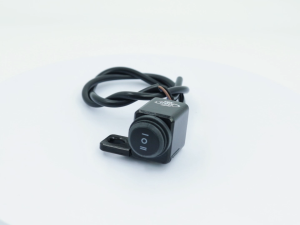 FUNTIMES Domino 3 Way Switch Mirror Mount Left / Right For Mini Driving Light / Hazard / Fog / ON / OFF Switch SSR MOTORCYCLE UNIVERSAL