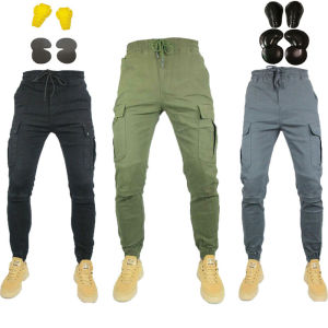 Off-road Motorcycle Riding Pants Men & Women Riders Equipment Tooling Casual Hidden Knee Pads Hip Gears STYLE Jeans Hockey Pants