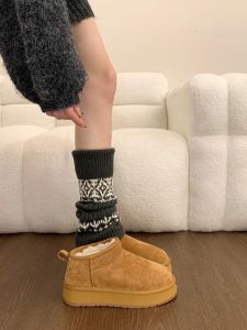 ZHENMO | Thick Soled Heeled Furry Winter Boots