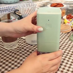 Mini Electric Coffee Grinder Cafe USB Rechargeable Portable Automatic Coffee Beans Mill Conical Grinder Machine for Travel Home
