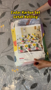 Cadar Single 2in1 Queen 4in1 Cadar Kartun Single Bed Sheet Cadar Murah Bedsheet Bed Cover 床单 #CT