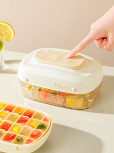 Hộp Làm Đá Ép Cấp Thực Phẩm Có Nắp Cho Tủ Lạnh Dụng Cụ Làm Đá Trong Tủ Lạnh Dụng Cụ Nhà Bếp Làm Đá