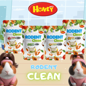 ผลไม้อบแห้ง ผักอบแห้ง สำหรับสัตว์กินพืช RODENT CLEAN by HONEY PETZ