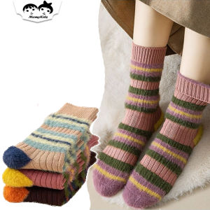 COD Kaus Kaki Bulu Hangat Kaos Kaki Wanita Gaya Korea KK06