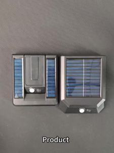 Foldable 120° Solar LED Outdoor Wall Light Motion Sensor 3 Modes Waterproof Garden Security Lamp