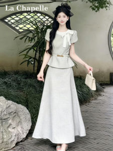 La Chapelle Junior | Bộ Đồ Elegance Ngọt Ngào Cà Vạt Nơ & Chân Váy