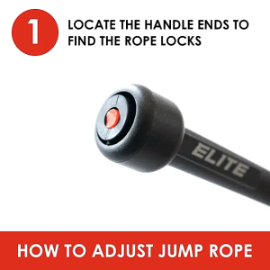 Elite 9ft Workout Fitness Speed Jump Rope Adjustable Lightweight for Training and Exercise