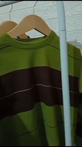 SUJI KNIT CROP SWEATER RAJUT BY AQILANISASTORE