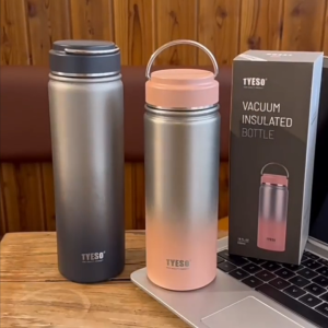 [ANM TRADING] TYESO Tumbler Vibrant Gradient Sports Portable Vacuum Insulated Bottle 530ml / 750ml