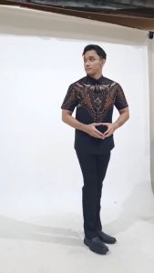 Kemeja Batik Pria Furing Slimfit Kemeja Lengan Pendek Slim Premium Ada Furing Kode 2237