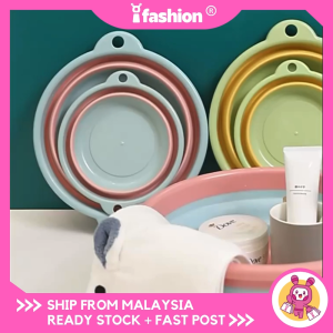 iFASHION 2090 Foldable Collapsible Washbasin Bucket Household Hangable Basin Besen Lipat