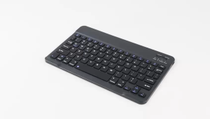 Keyboard Wireless Baterai Isi Ulang 250mAh Kompatibel Laptop Smartphone Tablet