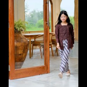 KEBAYA ANAK PEREMPUAN KEBAYA LURIK TRADISIONAL ANAK